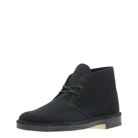 Clarks Originals Men's Desert Boot Black Suede 10.5 Medium US